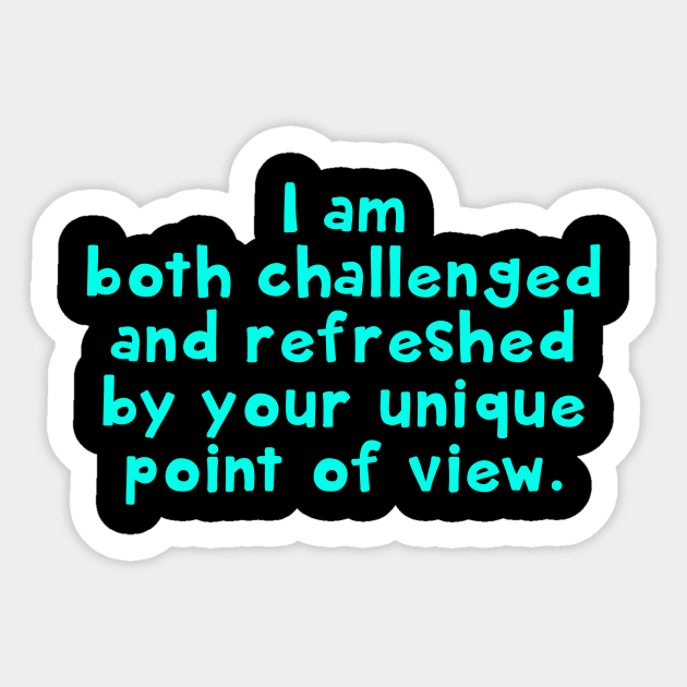 challenged and refreshed Sticker by toastercide